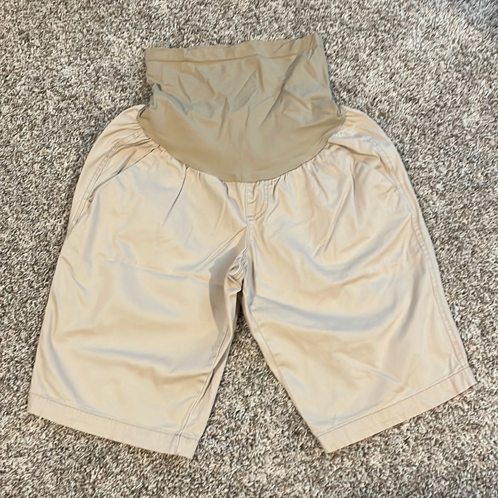 Oh Baby khaki Bermuda shorts